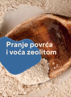 Pranje voća i povrća u zeolitu za bebe