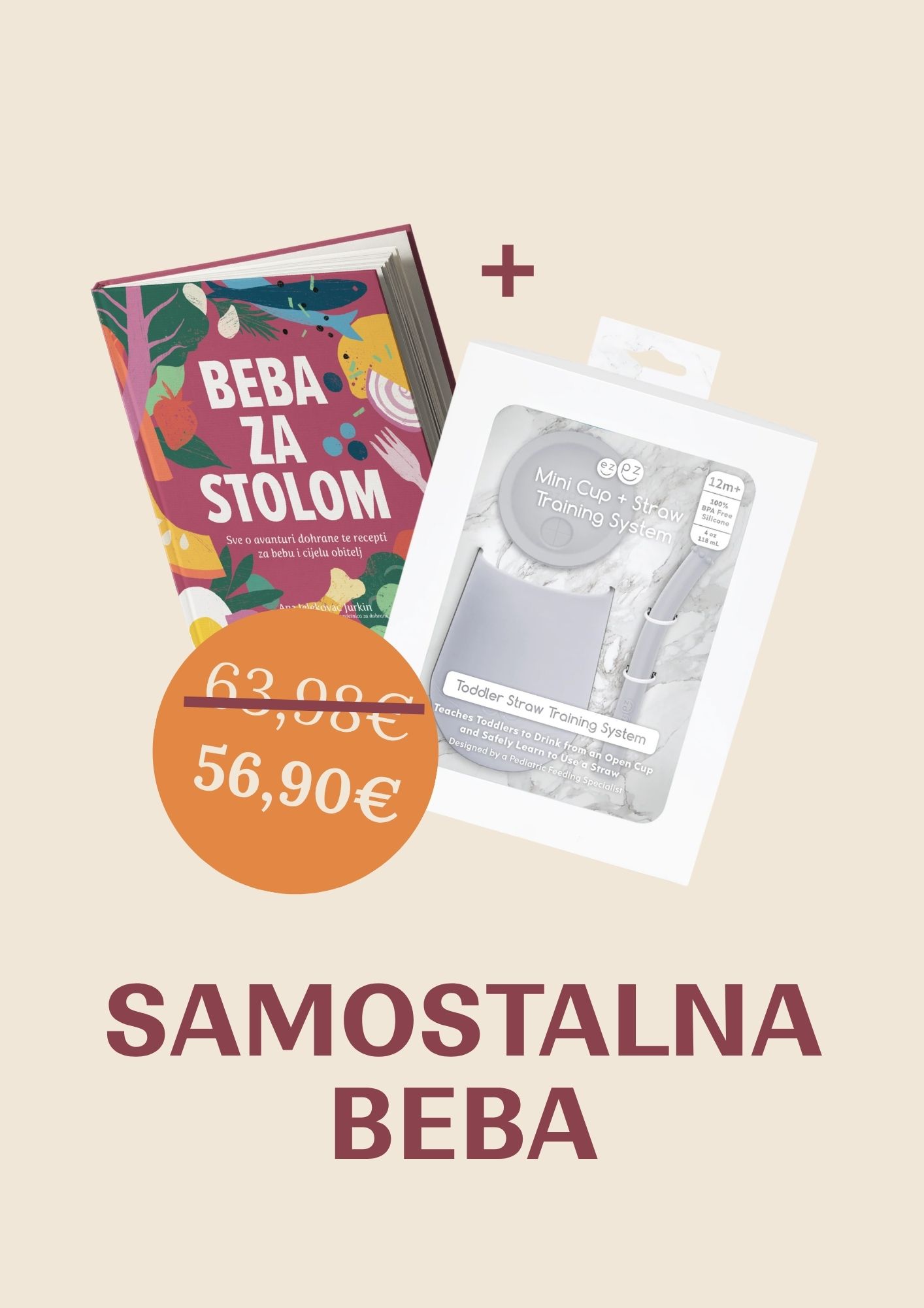 EZPZ Mini Cup - Beba Za Stolom Knjiga