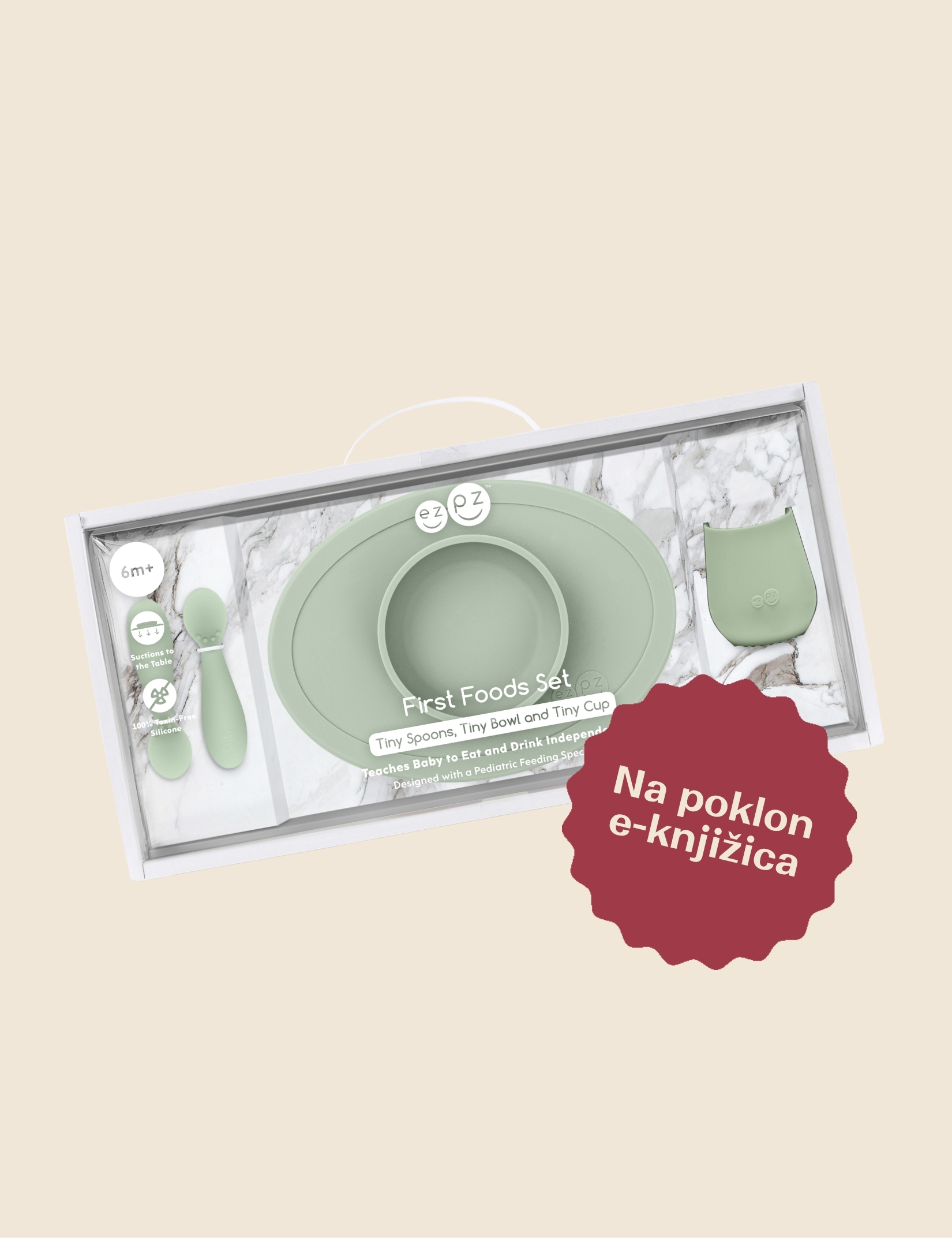 EZPZ First Foods Set Zeleni